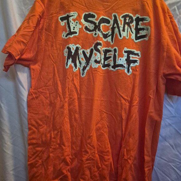 Vintage Halloween “ I Scare Myself” T shirt XL - Picture 1 of 1